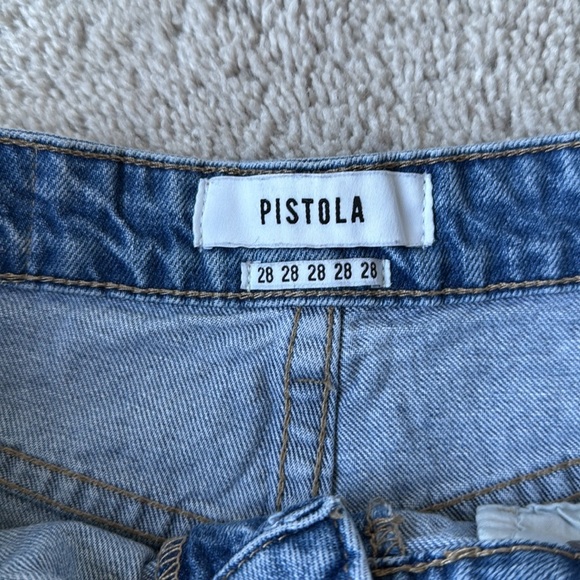 Pistola Winston Cutoff Shorts with Rhinestone Accents | Size 28 | Blue Denim - Picture 3 of 9